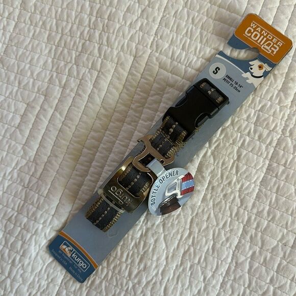 Kurgo Wander Dog Collar with Bottle Opener Size Small - Picture 1 of 8